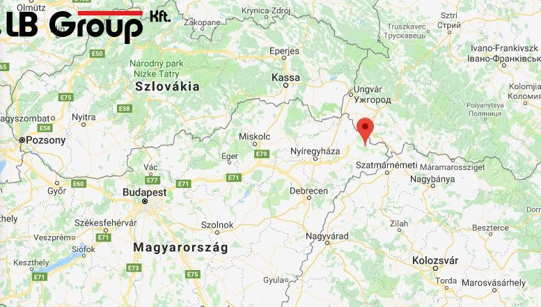 Iparterület-fejlesztés Kisaron - Térkép